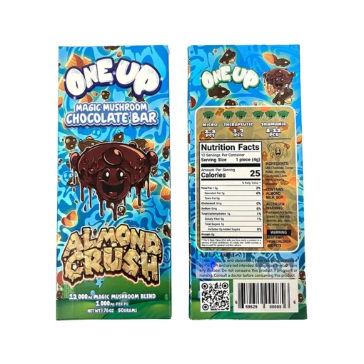 one up mushroom chocolate bar